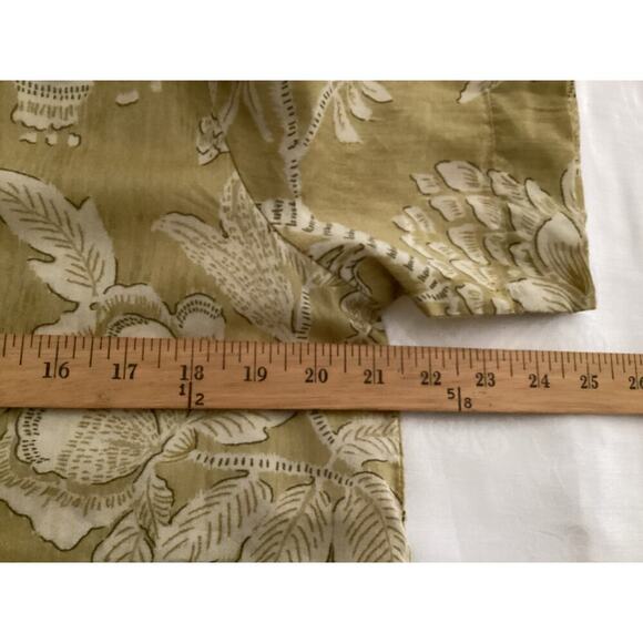 ETHNC olive-green, floral print,intricate beadwork embellishments women’s sz L - Picture 6 of 6